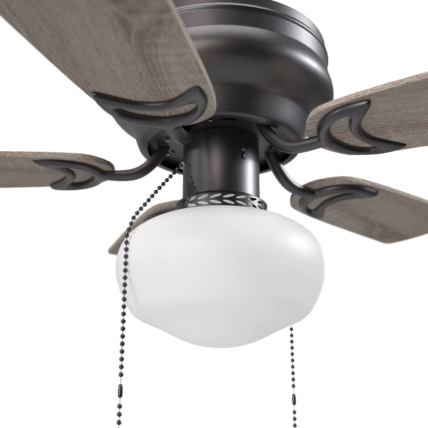 28 Inch Hero Espresso Pull Chain Ceiling Fan PBR 3D Model_05